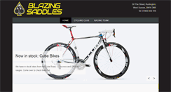 Desktop Screenshot of blazingsaddlescycles.co.uk