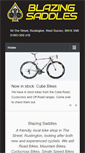 Mobile Screenshot of blazingsaddlescycles.co.uk
